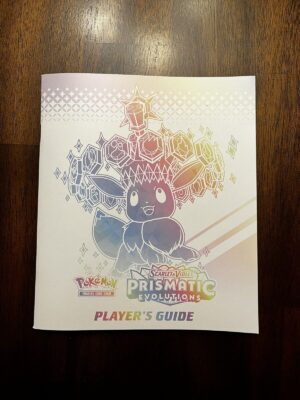 Pokemon TCG Prismatic Evolutions ETB Player's Guide Manual